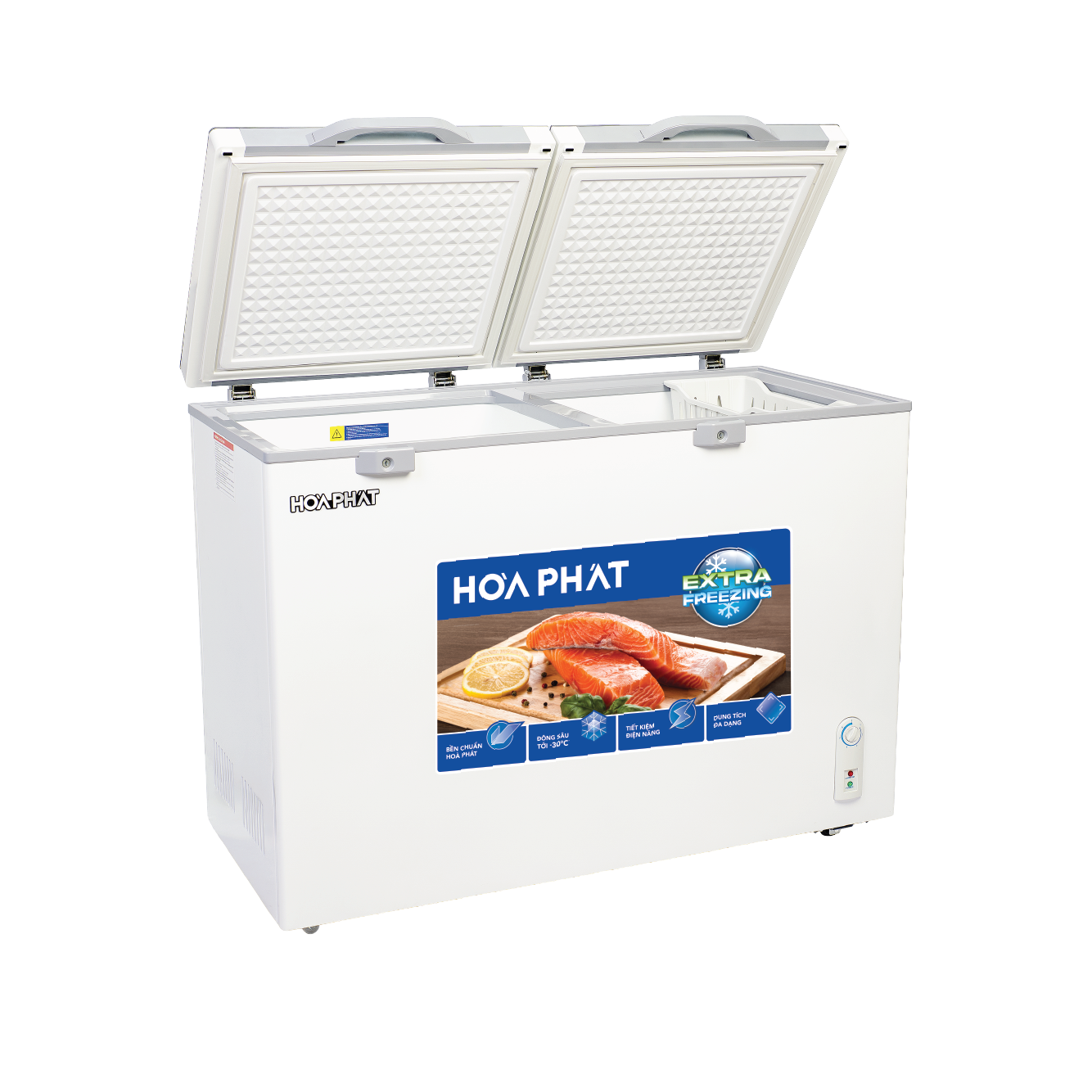 Tủ đông 2 ngăn đông mát Hòa Phát 245L HPF- BD6245.T1